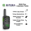 Ritera R222 Pmr Lisanssız El Telsizi