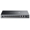 TP-LINK OMADA ES210GMP 10 PORT GIGABIT + 8-PORT POE+ YÖNETİLEBİLİR 123W POE METAL KASA SWITCH