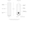 UBIQUITI U6-MESH 2.4/5GHZ DUALBAND WIFI6 4X4 MU-MIMO 5.3GBPS DIŞ ORTAM ACCESS POINT(ADAPTÖRLÜ)
