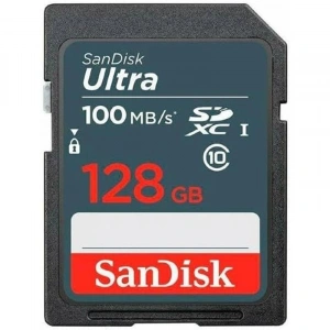 128GB SANDISK ULTRA SDXC 100MB/S SDSDUNR-128G-GN3IN