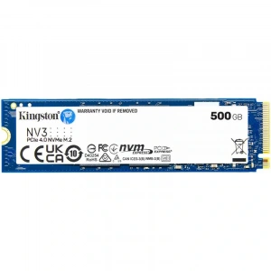 500 GB KINGSTON NV3 M.2 NVME PCIE GEN4 5000/3000MBS SNV3S/500G