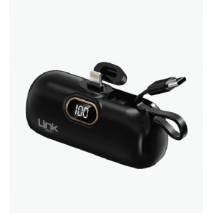 Linktech EP52 Strong ECO Friendly Type-C Port 4800 mAh Powerbank + Lightning Kablo