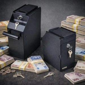 Dbpos MS-102 Güvenli kasa Para Çekmecesi (Gece Kasası) Anahtarlı