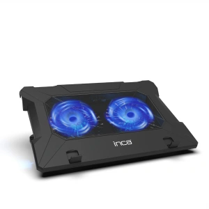 İnca Inc-021rx Ergonomıc Double Fan + Stand + With Rubber Sılent Notebook Cooler Black