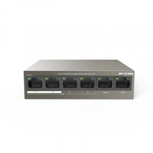 IP-COM F1106P-4-63W 4 PORT 10/100+2X10/100 UPLINK METAL KASA 58W POE SWITCH