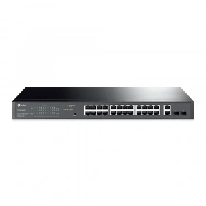 TP-LINK TL-SG1428PE 24 PORT GIGABIT + 2XGIGABIT RJ45/SFP UPLINK YÖNETİLEBİLİR 250W POE RACKMOUNT SWITCH
