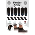 Bambu Erkek Sneaker Siyah Çorap Dikişsiz Görünmez Bilekte Görünmez Spor Çorap Premium 6lı Paket