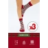 Bambu Çorap Renkli Şeritli 3Lü Yılbaşı Çorabı Unisex Hediyelik Çorap
