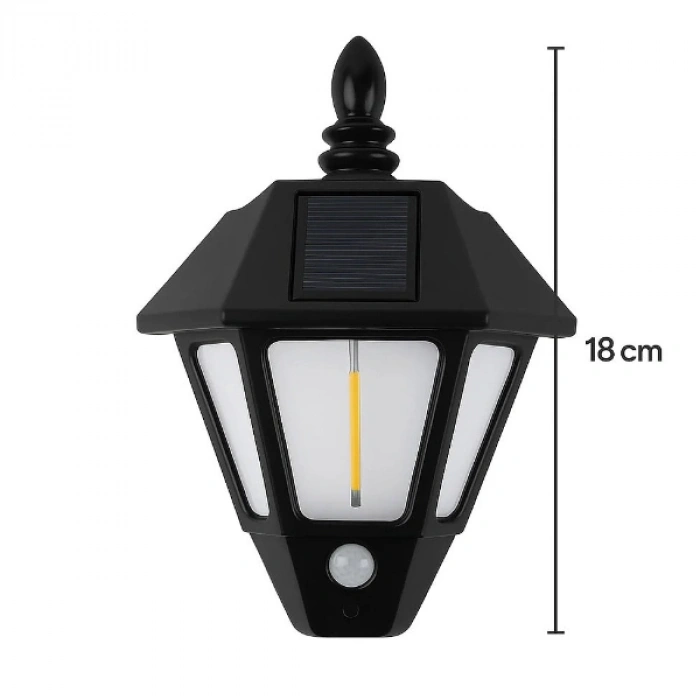 2li Solar Cob Led Sensörlü Duvar Lambası