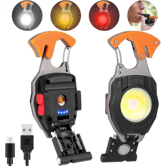 Çok Fonksiyonlu Anahtarlık Kamp Lambası