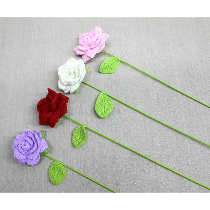 El Örgüsü Tekli Gül