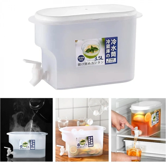 Musluklu İçecek Sebili - Buzdolabı Uyumlu - 3.5 Litre