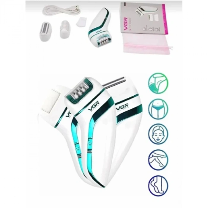 Profesyonel 3 Başlıklı Epilasyon Aleti