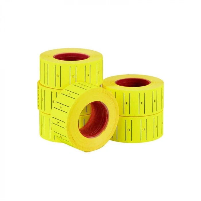 Sarı Fiyat Etiketi - 12x21 mm - Rulo