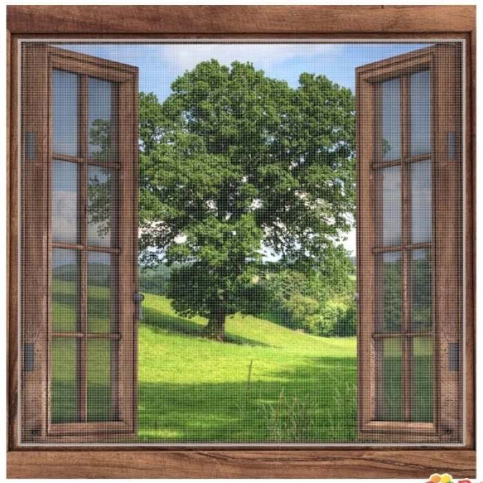 Yapışkanlı Çift Kanat Sineklik