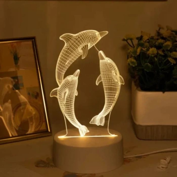 Yunus Tasarımlı Gece Lambası