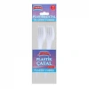 Plastik Çatal Seti - 10lu Paket - Beyaz Renk - Kullan At Çatal