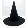 Siyah Renk Keçe Cadı Şapkası