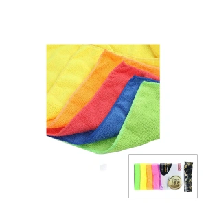 8li Mikrofiber Temizlik Bezi Seti - Renkli - Leke Bırakmaz