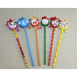 Ahşap Hayvan Figürlü Kurşun Kalem