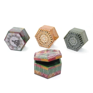 Obsidian Taşı Kutu Model 6