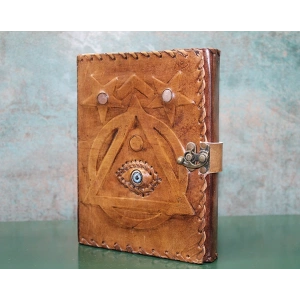 Taşlı Deri Defter Model 1