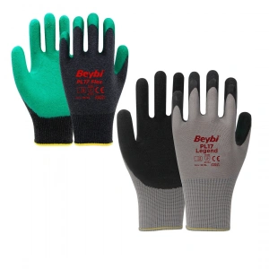 XL İşçi Eldiveni - No 10 - Tırtıklı - Karışık Renk