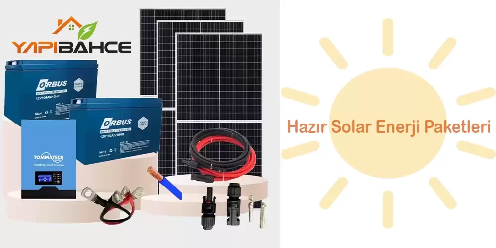 Hazır Solar Paket Sistemler ile Elektrik Üretimi