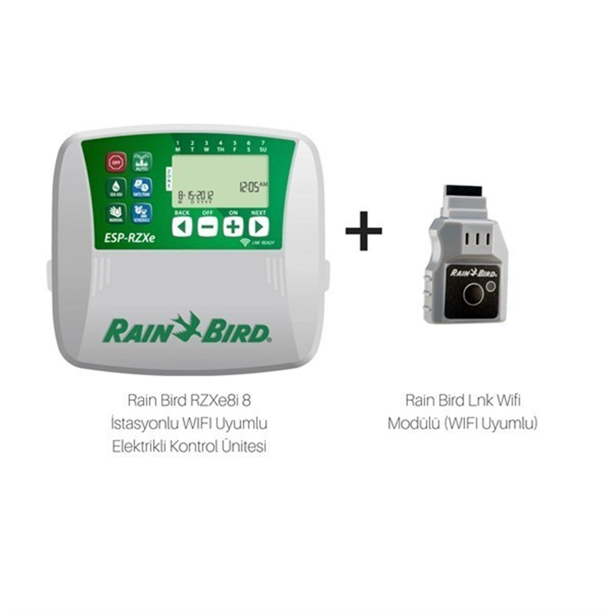 Rain Bird RZXe4i 4 İstasyonlu WIFI Uyumlu Elektrikli Kontrol Ünitesi resmi