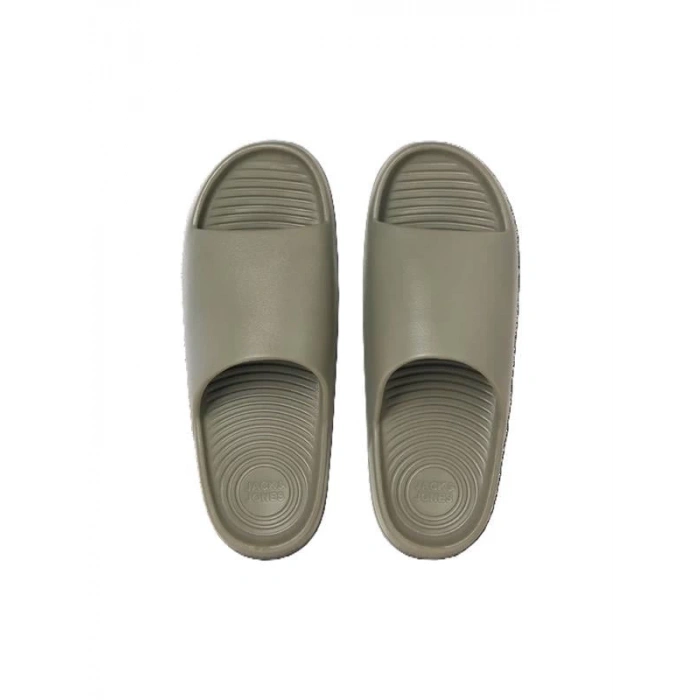 12274637 Kauçuk Erkek Plaj Terlik Haki