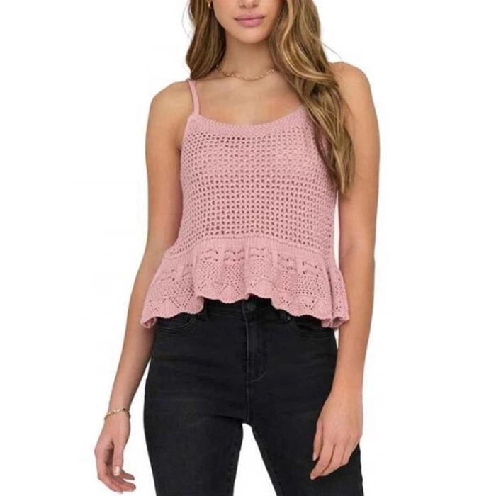 Askılı Ajur Örme Triko