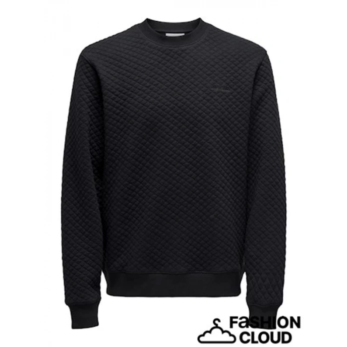 Baklava Desen 2 İplik Erkek Sweat