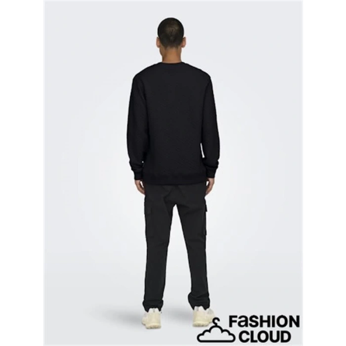 Baklava Desen 2 İplik Erkek Sweat