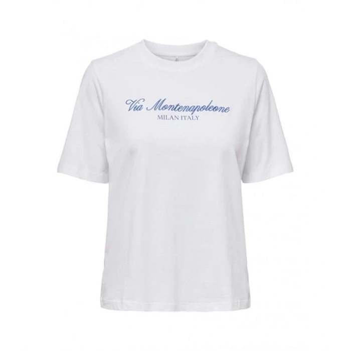 Comfort Fit Relax T-shirt  BEYAZ