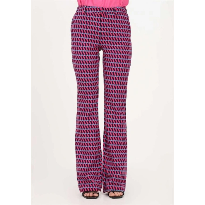 Geometrik Desenli Şık Kadın Pantolonu