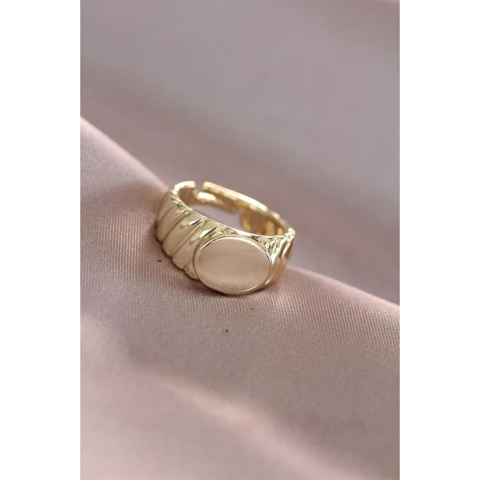 Gold Metal Kadın Yüzük