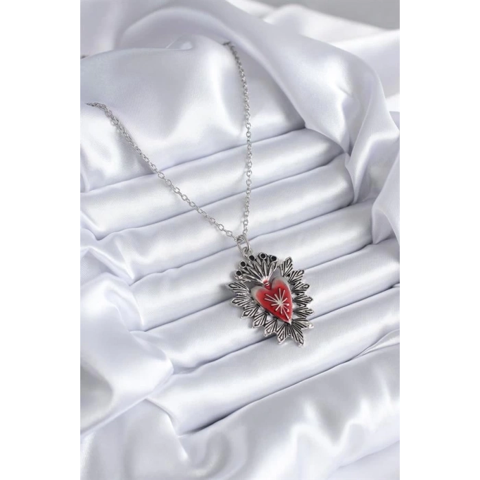 Gümüş Renk Paşabahçe Aksesuar Model Kadın Kolye