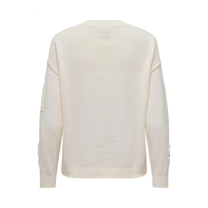 Harf Örgülü Örme Kazak