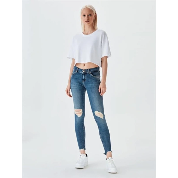 Lonıa Cut Normal Bel Super Skınny Jean