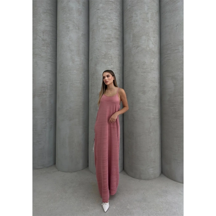 Piliseli Uzun Elbise