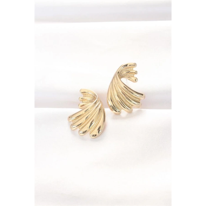 Pirinç Gold Renk Küpe