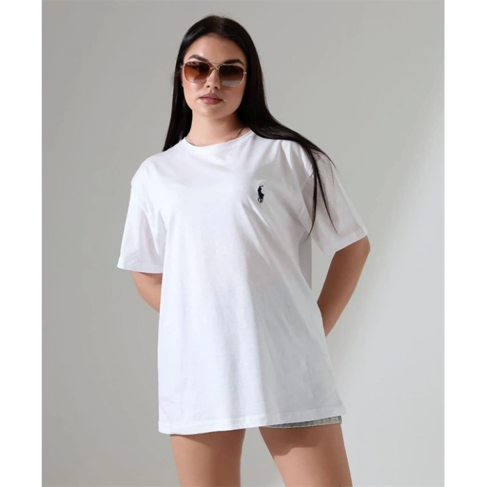 Pl nakış işlemeli Kadın T-Shirt