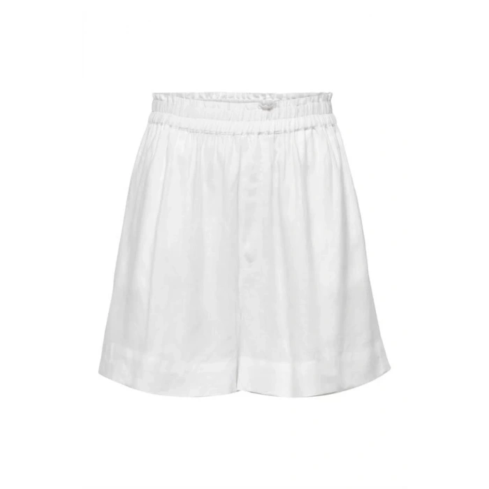 Saf Keten Regular Fit Kadın Şort