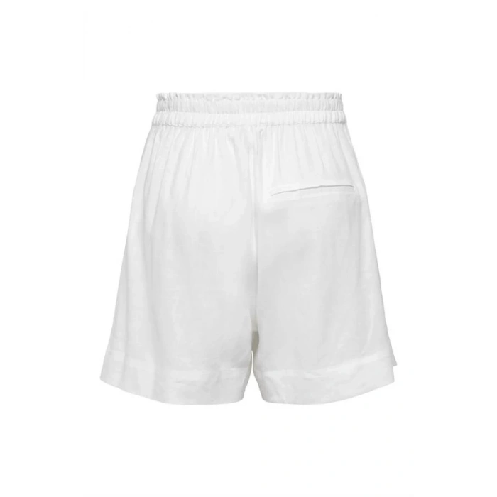 Saf Keten Regular Fit Kadın Şort