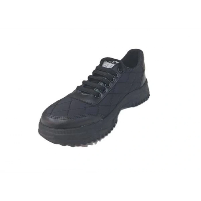 Soft Shell Ve Deri Karışımı Mevsimlik Günlük Kadın Ayakkabı