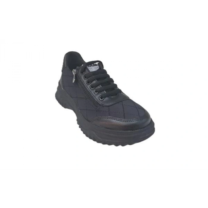 Soft Shell Ve Deri Karışımı Mevsimlik Günlük Kadın Ayakkabı