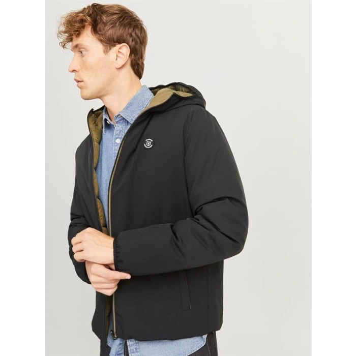 Su Geçirmez Çift Taraflı Soft Shell Erkek Mont