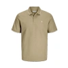 12268130 Likralı Polo Yaka Erkek Tshirt Bej