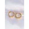316L Çelik Gold Renk Model Halka Küpe