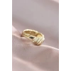 Gold Metal Kadın Yüzük
